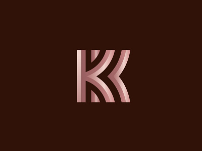 KK abstract branding brandmark buy design designer geometric k kk letter logo logo design logo designer logotype mark minimal monogram sell symbol vick ben