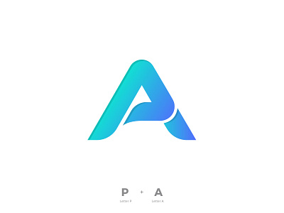 P & A a alphabet ap bold branding brandmark design designer geometric letter lettermark logo logo design logo designer logotype minimal p pa