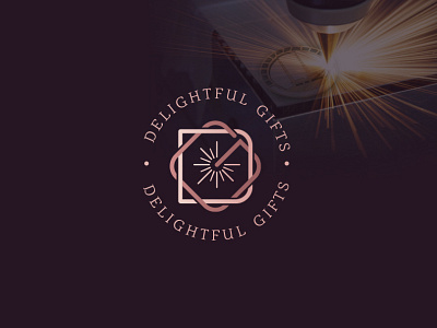 Delightful Gifts Logo Design artist d design designer designs dg g geometric gift gifts laser letter lettermark letters logo logo design logos monogram