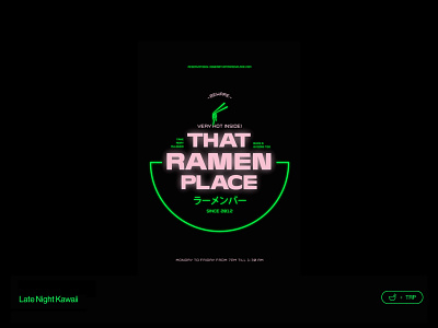 That ramen place Logo animation asian brand branding design food icon identity illustration japanese logo logotype ramen restaurant typography vector