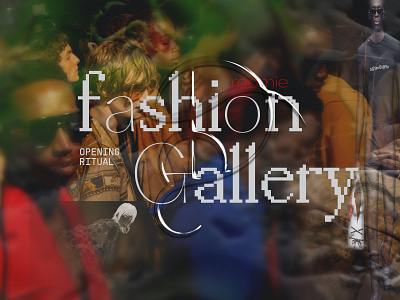 Roomie Fashion Gallery art brand branding design fashion identity identity branding logo logotype type typography ui