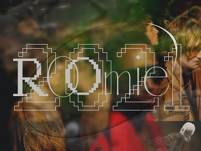 Roomie Fashion Gallery Branding brand brand identity branding contemporary fashion identity tipography