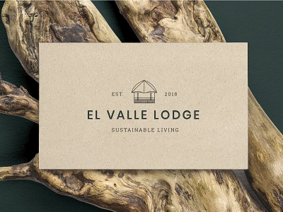 Lodge Branding II brand branding clean design gourmet hotel identity illustration logo logotype type typography