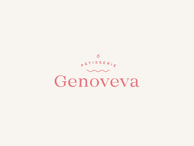 Genoveva Branding - Logo bakery branding clean design icon identity illustration logo logo design patisserie print typography