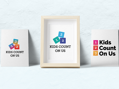 Kids Count On Us branding logo mark