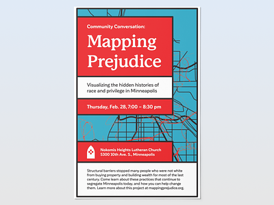 Mapping Prejudice advertising branding design event branding marketing