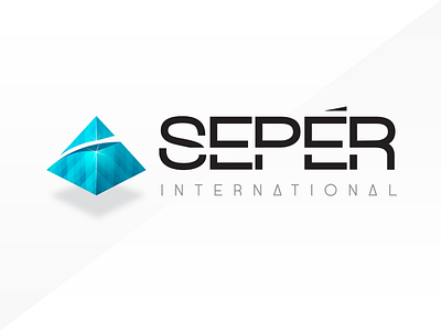 Sepér International brand identity international logo pyramid sepér