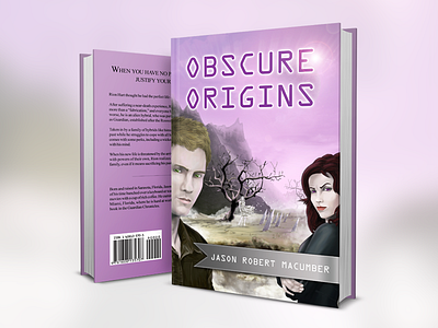 Obscure Origins - Book Cover book cover design drawing illustration library obscure origins pages photoshop store tablet wacom