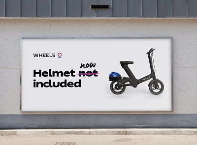 Wheels | Hygienic Helmet Campaign bike billboard helmet poster scooter