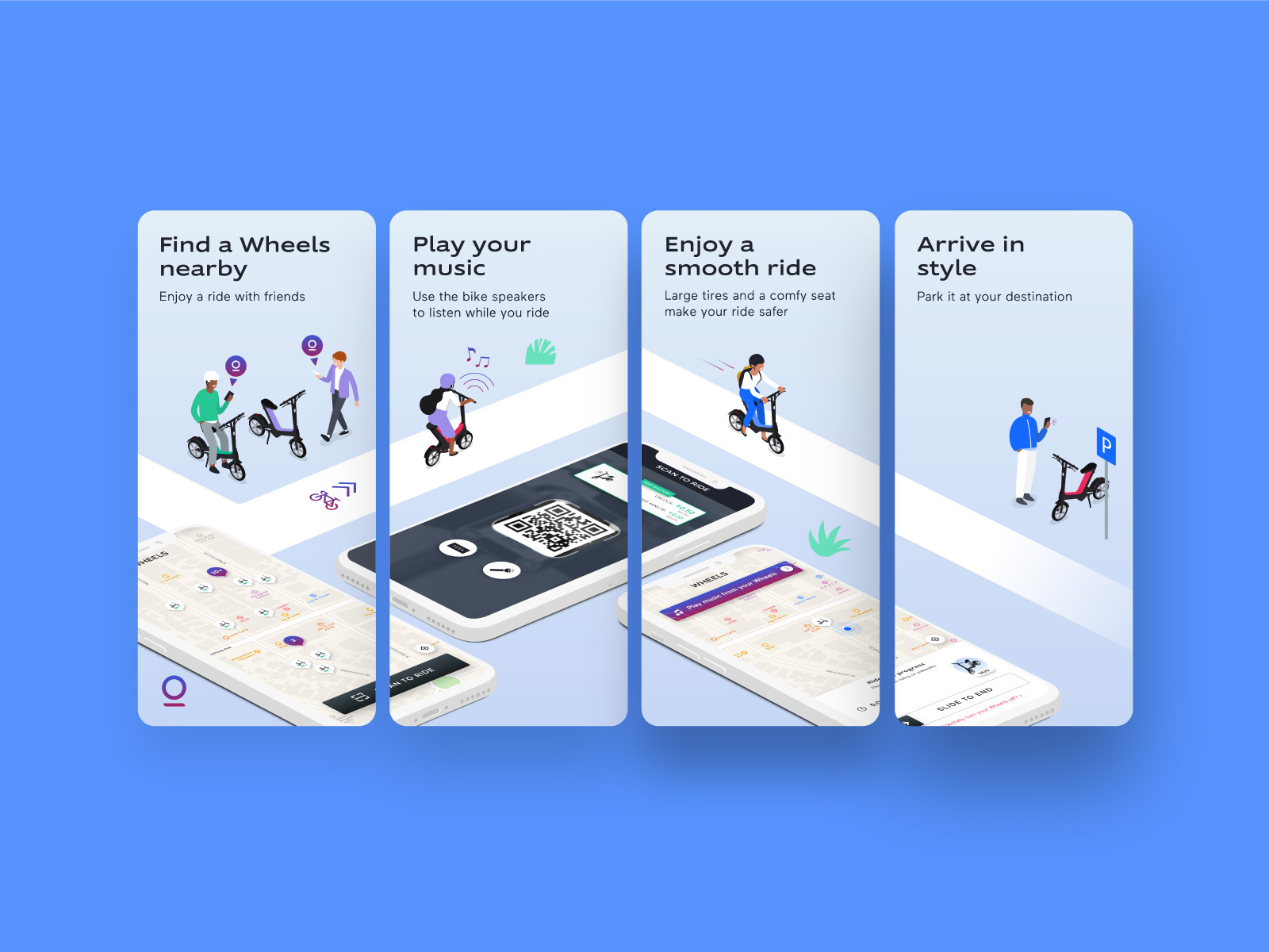 Wheels App Store Images by Wesley Marc Bancroft ᴸᵁᴺᴼᵁᴿ on Dribbble