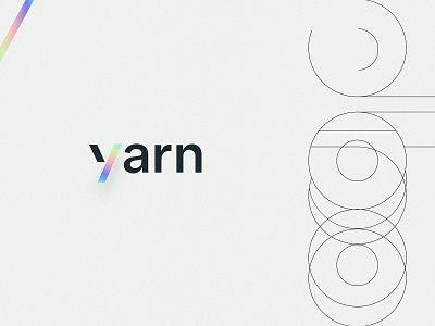 Yarn | Brand brand branding colorful gradient icon identity logo minimal rainbow story typography vector