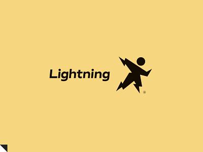 Lightning Couriers | Brand brand branding courier delivery fast icon identity illustration lightning logo