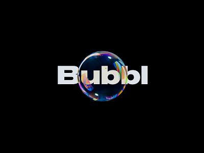 Bubbl brand branding colorful identity logo typography
