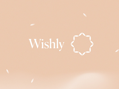 Wishly brand branding cart colorful ecommerce flower identity logo typography wish