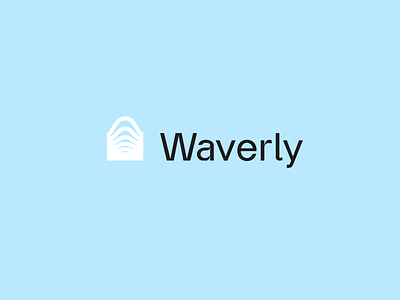 Waverly | Brand 2 blue brand branding identity logo people typography ui wave
