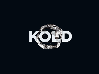 KOLD | Brand brand branding cold freeze ice ice cube identity kold logo