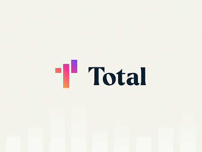 Total | Branding & Web accounting brand branding chat colorful finance finance app gradient graph identity logo payroll
