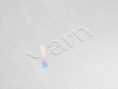 Yarn | Brand Revisited brand branding colorful embossed identity line logo minimalist paper people story typography yarn