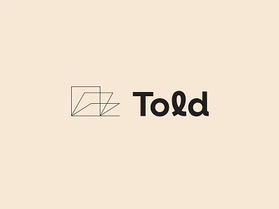 Told | Brand author book brand branding identity learning logo people publishing reading story told