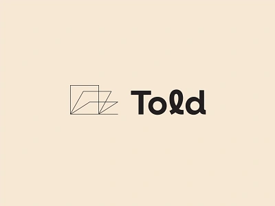 Told | Brand author book brand branding identity learning logo people publishing reading story told