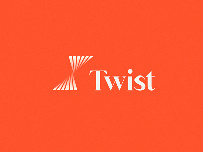 Twist | Brand agency brand branding contractor designers freelance identity logo modern people simple twist typography