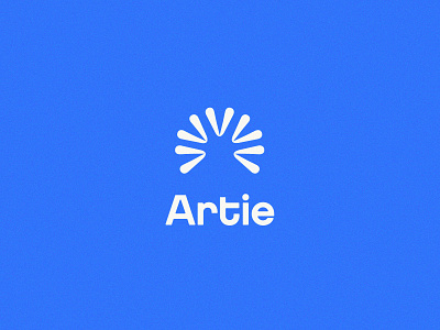 Artie | Brand brand branding burst flower identity logo people spark typography vintage