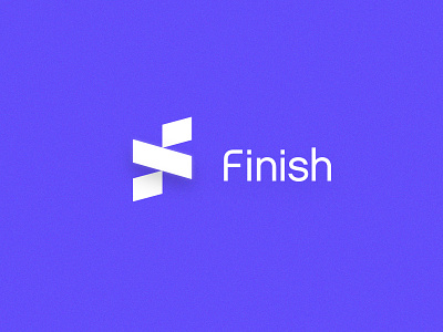 Finish | Brand brand branding f logo finish geometric identity logo typography