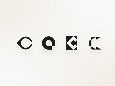 C Concepts | Brand black and white brand branding geometric identity logo modern simple typography vintage
