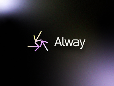 Alway | Brand abstract arrows brand branding finance geometric identity ligature logo modern simple software tech technology ui