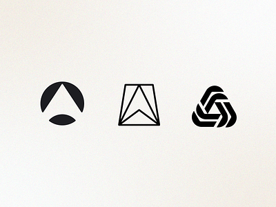 More 'A' Logos brand branding geometric identity logo simple typography vintage