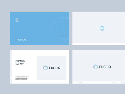 EdgeIQ | Brand ai brand brand guidelines branding crm identity logo machine learning ml styleguide transformation