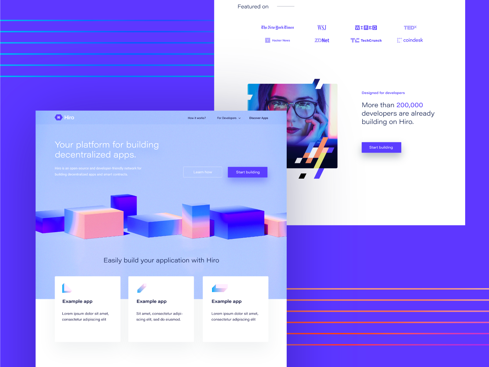 Hiro | Unused Web Ideation by Wesley Marc Bancroft ᴸᵁᴺᴼᵁᴿ on Dribbble