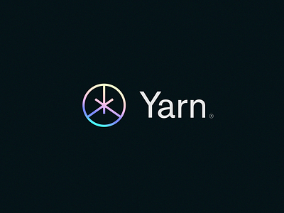 Yarn | Unused brand branding identity logo people simple software story string y logo