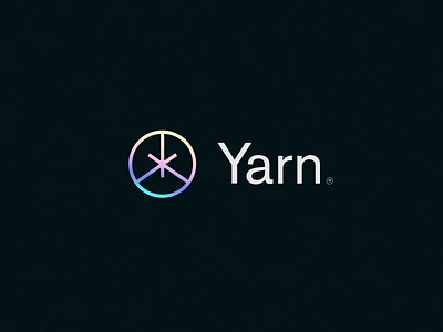 Yarn | Unused brand branding identity logo people simple software story string y logo