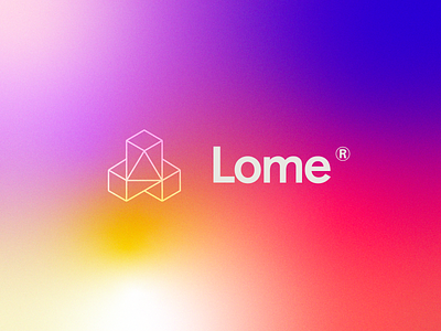 Lome :: Brand :: 001 abstract app banking bitcoin brand branding coin crypto cryptocurrency finance geometric grid identity logo nft simple triangles vintage