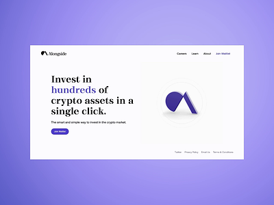 Alongside | Brand animation app bank bitcoin brand branding coin crypto cryptocurrency ethereum finance hero identity investing logo video web