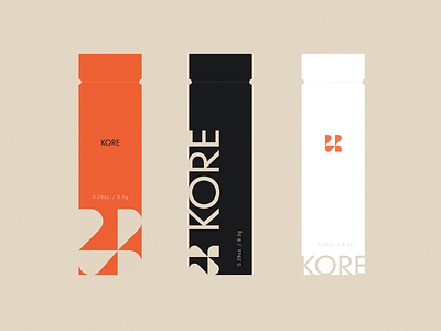 KORE | Branded Packaging brand branding identity logo packaging vintage vitamins wellness