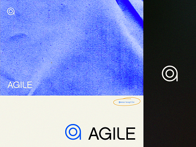 Agile | Brand a logo brand branding identity logo simple software vintage