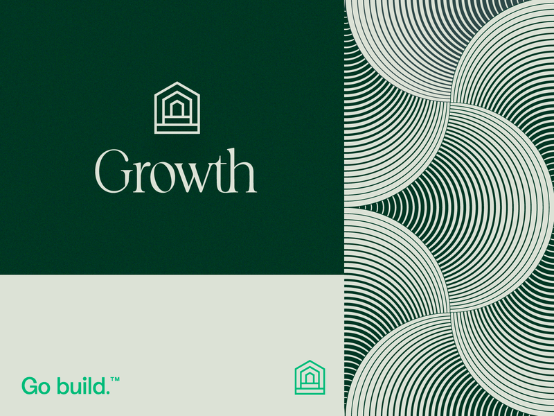 Growth | Real Estate Investing Brand brand branding identity logo real estate