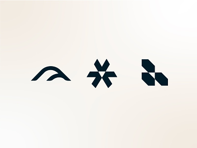 'A' Logo Concepts brand branding geometric identity logo simple