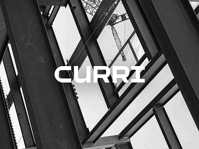 Curri | I-Beams brand branding construction delivery identity logo