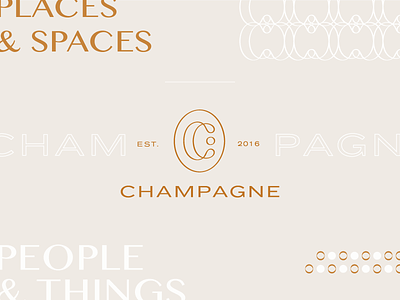 Champagne | Branding branding ideation logo minimal