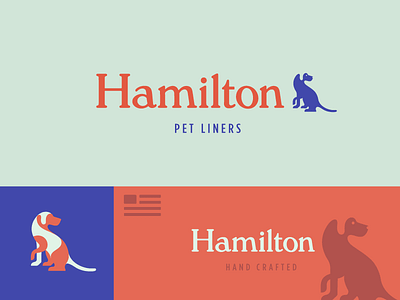 Hamilton | Rebrand brand canine car colorful dog identity logo pet vintage