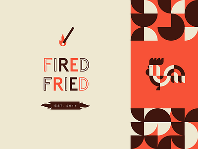 Fired/Fried | Branding Too bbq branding food identity logo