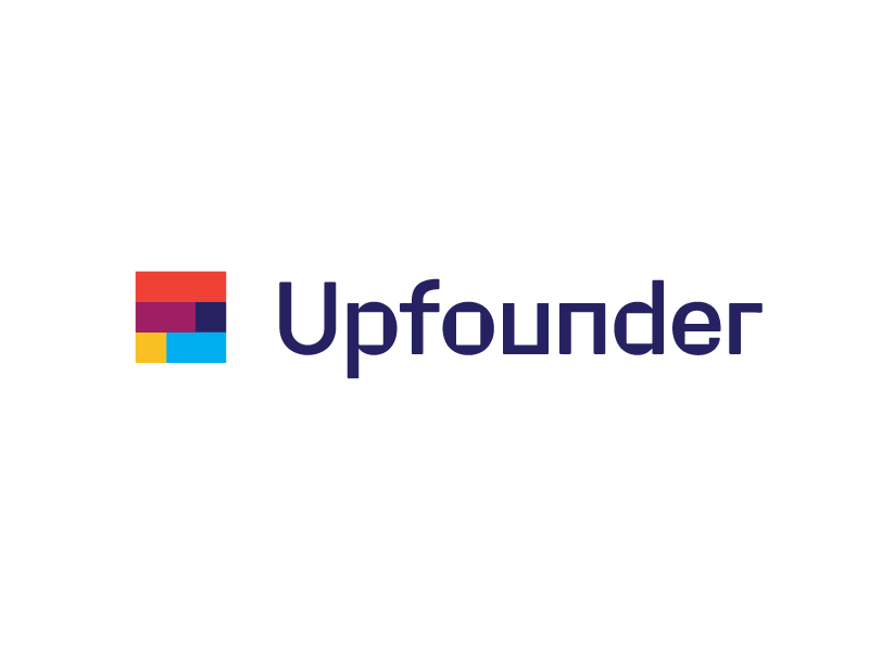 Upfounder | Brand Ideation blocks brand font identity lettering logo