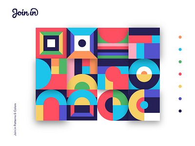 Join In | Patterns & Colors abstract blocks bright colors join patterns vibrant
