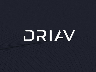 DRIAV | Brand Wordmark automobile autonomous brand brandmark drive icon identity logo tesla
