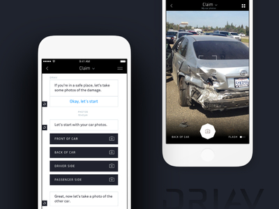 DRIAV | Chat Bot – Photo Feature app automobile autonomous chat chatbot drive ios mobile photo