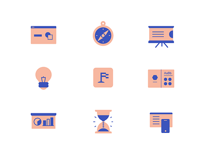 Upfounder | Iconography entreprenuer founder icons illustration logo startup ui up