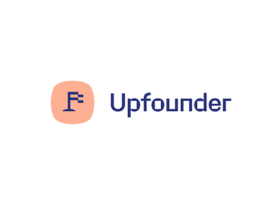 Upfounder | Final Brand brand flag grid lettering logo logotype mobile ui